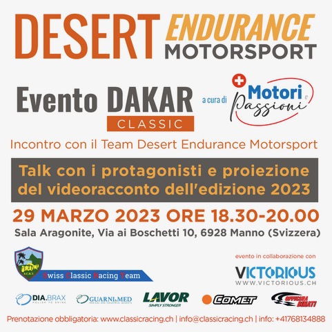 Grande successo della serata dedicata alla “Dakar Classic”